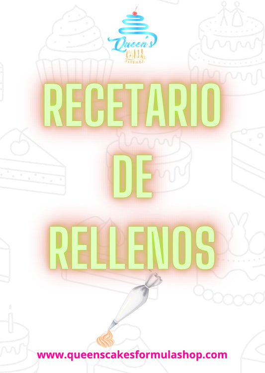 Recetario de Rellenos (Para Bizcochos) (FAVOR LEER LA DESCRIPCIÓN)