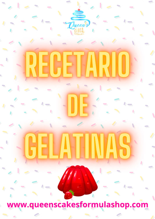 Recetario de Gelatinas (FAVOR DE LEER LA DESCRIPCIÓN)