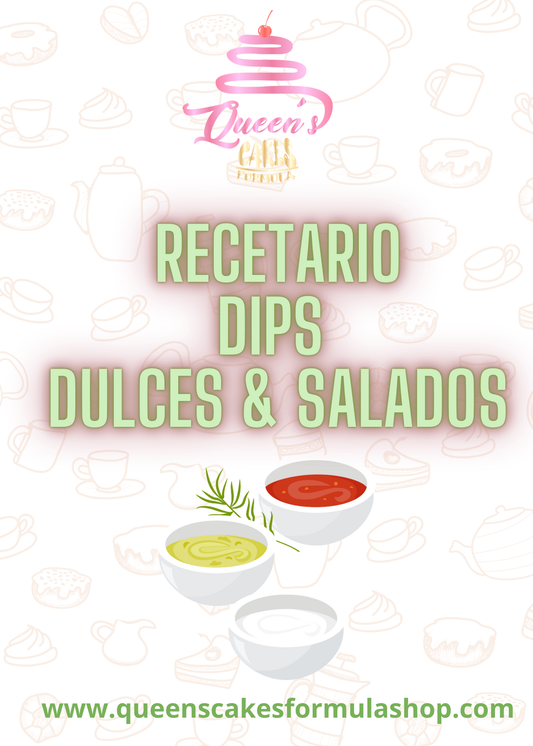 Recetario de Dips Dulces y Salados Vol.1 (FAVOR LEER DESCRIPCIÓN)