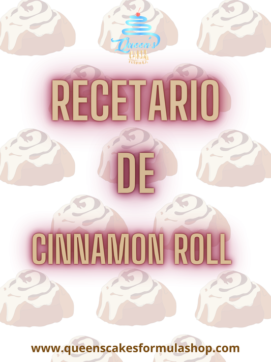 Recetario de Cinnamon Rolls (FAVOR LEER DESCRIPCIÓN)