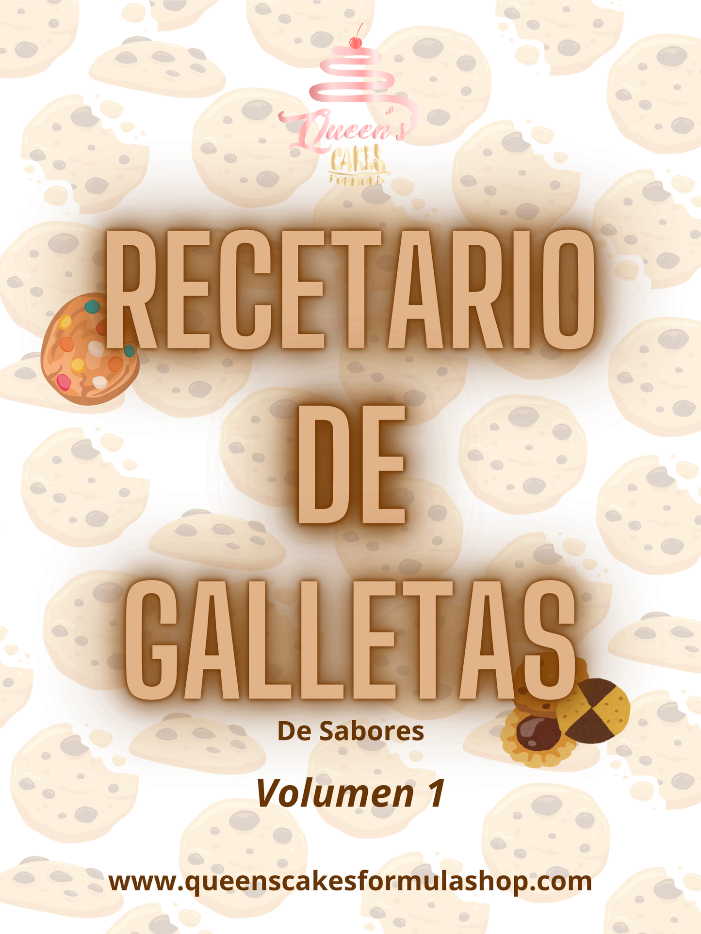 Recetario de Galletas de Sabores Vol. 1 (FAVOR LEER DESCRIPCIÓN)