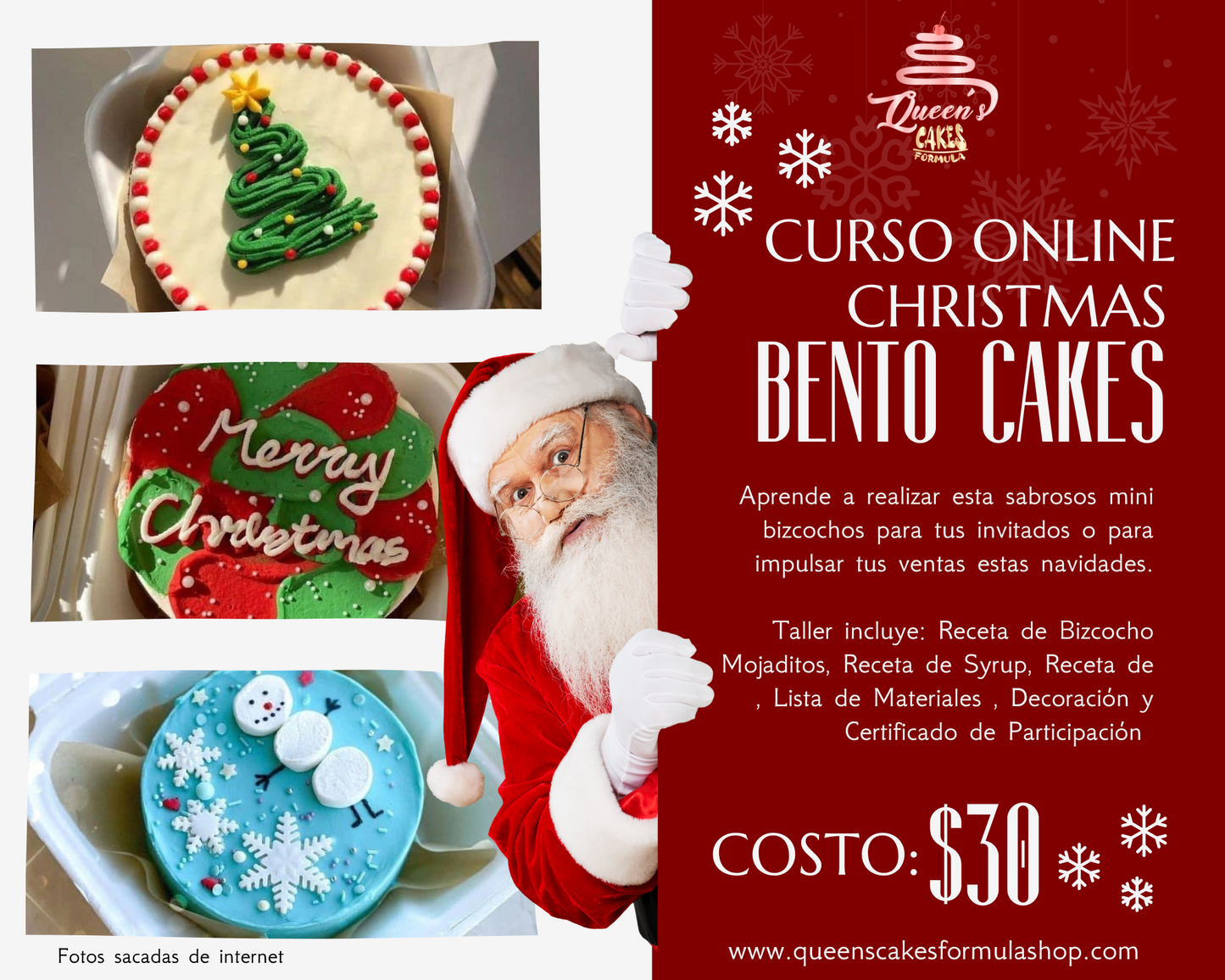 Curso “Christmas Edition Bento Cakes”