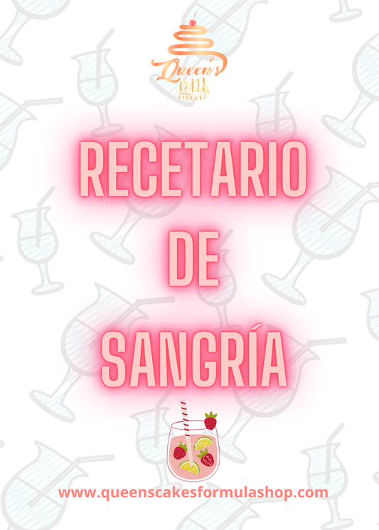 Recetario de Sangrías (FAVOR LEER LA DESCRIPCIÓN)